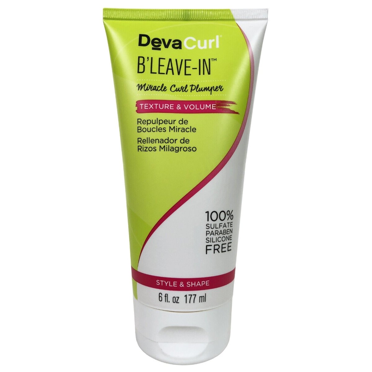 Devacurl B'Leave - In Miracle Curl Plumper, 6 Oz - Usa Pro Hair