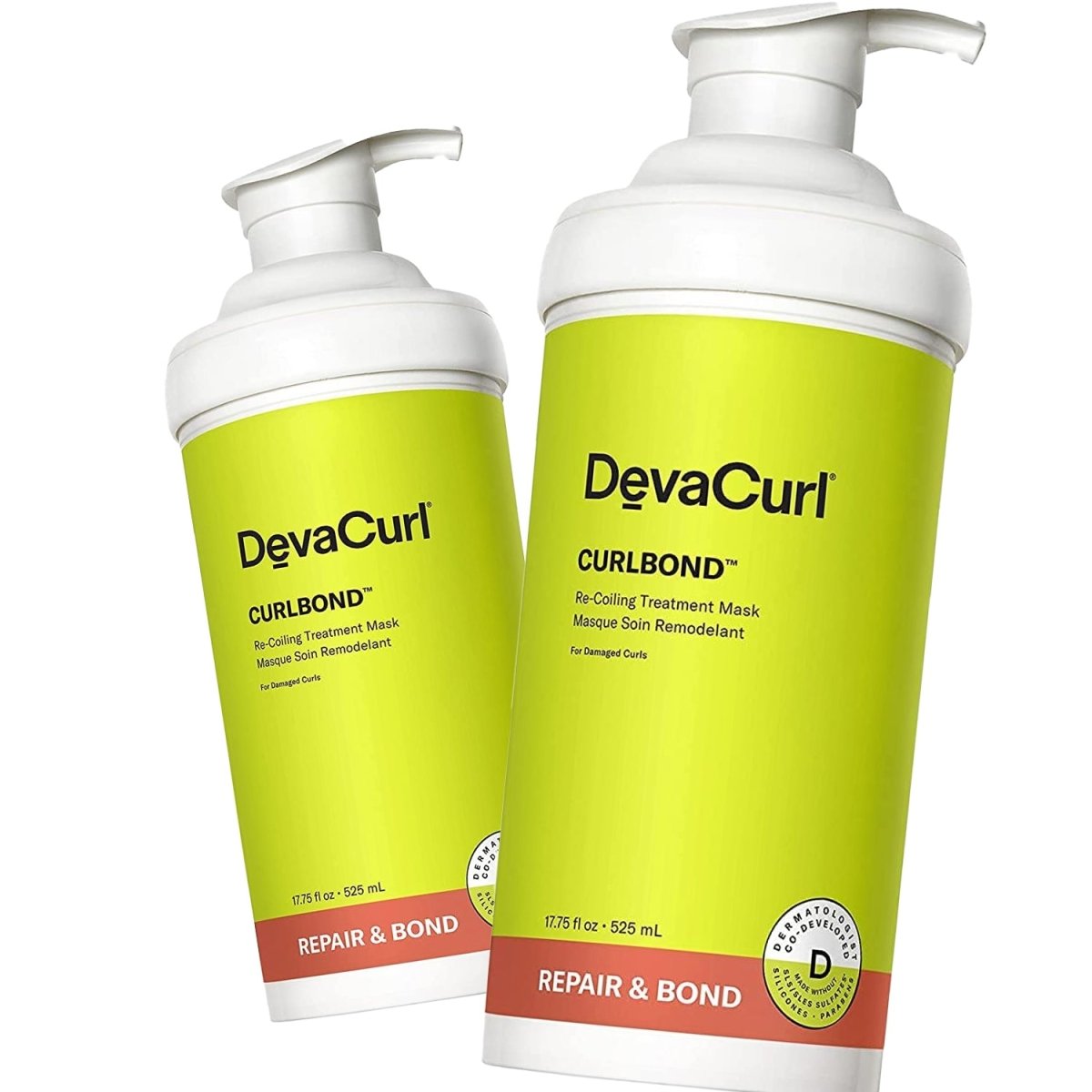 DevaCurl Curlbond Re - Coiling Treatment Mask 525ml/17.75oz - Pack of 2 - Usa Pro Hair