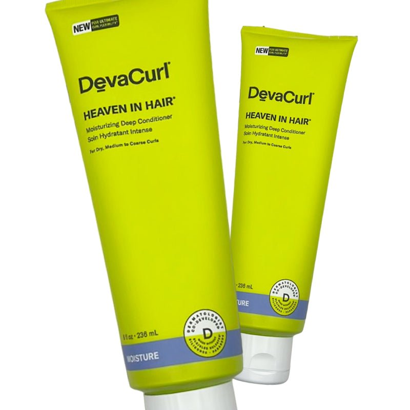 DevaCurl Heaven in Hair Moisturizing Deep Conditioner 8oz - Pack of 2 - Usa Pro Hair