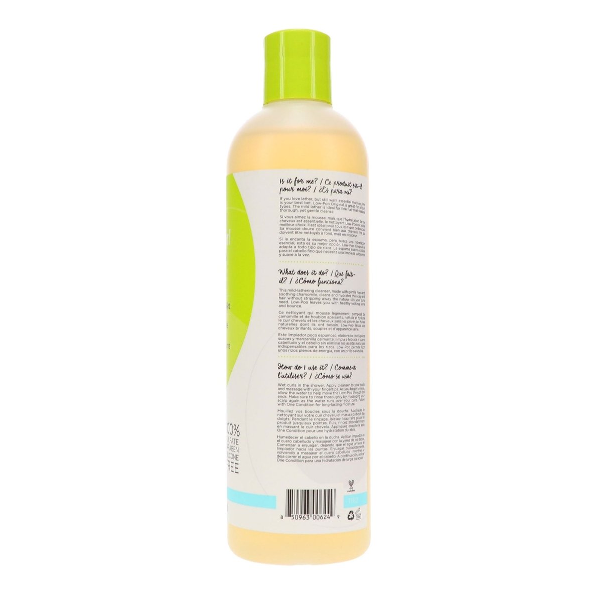 DevaCurl Low Poo Original Mild Lather Cleanser 12 oz - Usa Pro Hair