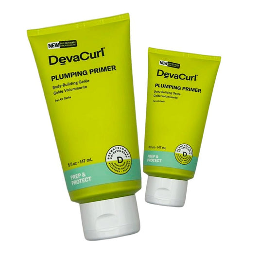 DevaCurl Plumping Primer Body - Bulding Gelée 5oz - Pack of 2 - Usa Pro Hair