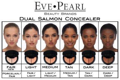 EVE PEARL Dual Salmon Concealer - DARK 1.6oz - Usa Pro Hair