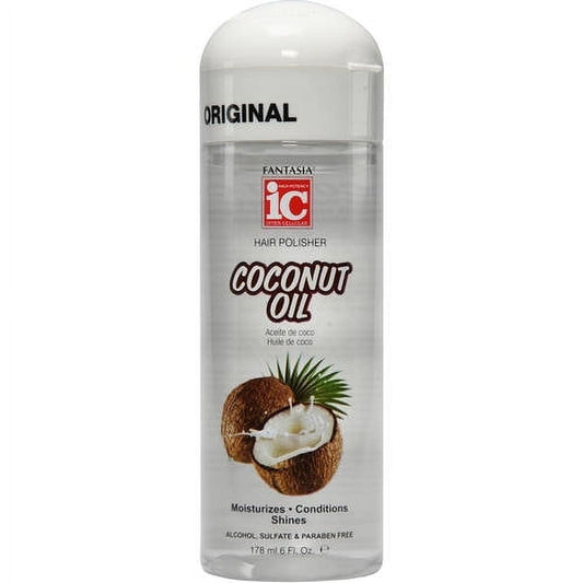 Fantasia ic Coconut Oil Hair Polisher 6 oz - Usa Pro Hair