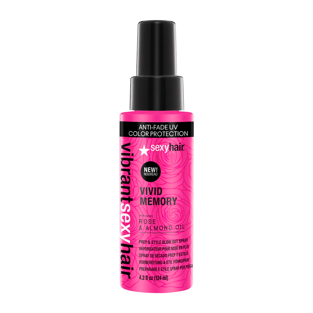 Vibrant SexyHair Vivid Memory Prep & Style Blow Dry Spray 4.2 oz