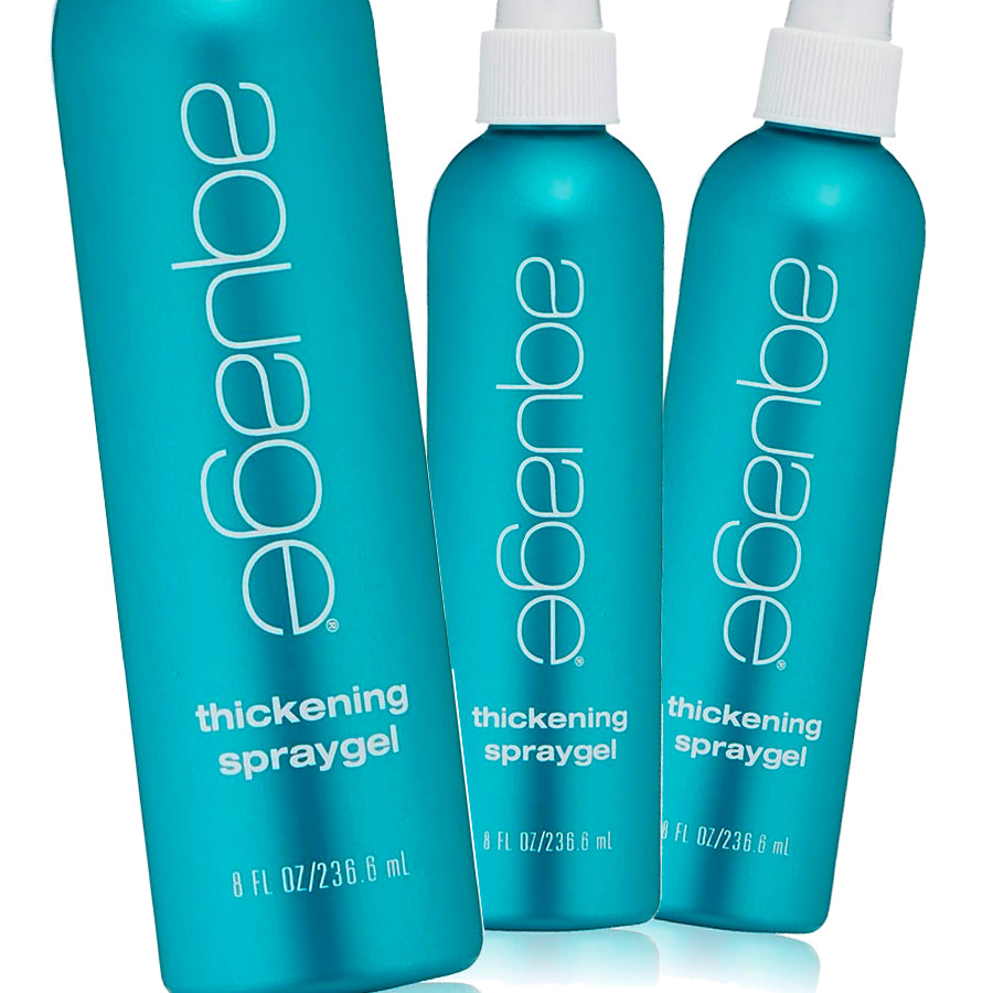 Aquage Thickening Spray Gel 8 oz - Pack of 3