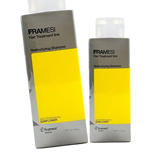 Framesi Ramesi Hair Treatment Line Restructuring Shampoo, 8.5 Ounce - Pack of 2 - Usa Pro Hair