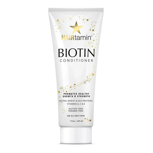 Hairtamin Biotin Conditioner, Stronger Longer, Thicker Hair 7oz - Usa Pro Hair