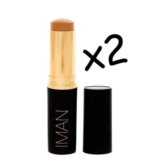 Iman Stick Foundation, Sand 3 - Pack of 2 - Usa Pro Hair