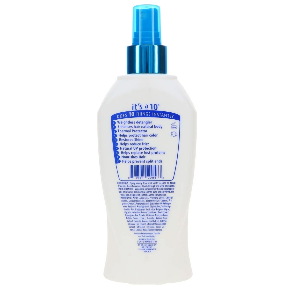 It's a 10 Miracle Leave - In Lite 10 oz - Usa Pro Hair