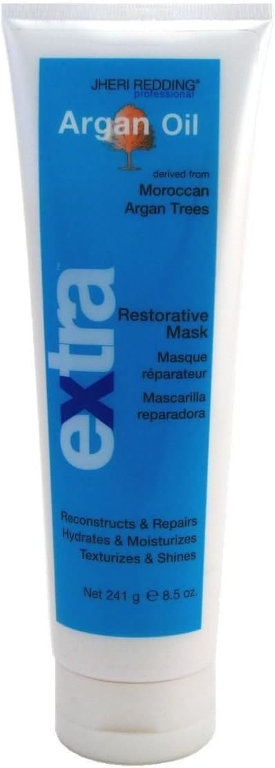 Jheri Redding Extra Argan Oil Restorative Mask 8.5 oz - Usa Pro Hair