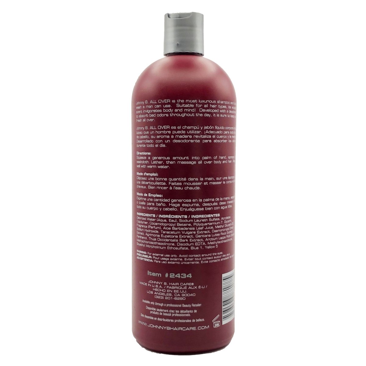 Johnny B All Over Shampoo & Body Wash 32 oz - Usa Pro Hair