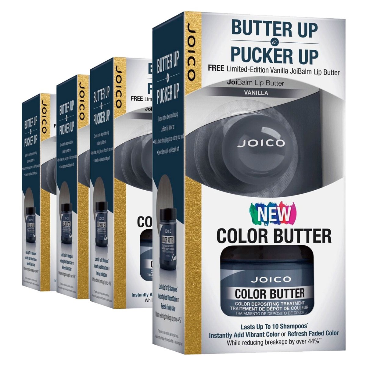 Joico Color Intensity Color Butter Titanium, Lip Butter - Pack of 4 - Usa Pro Hair