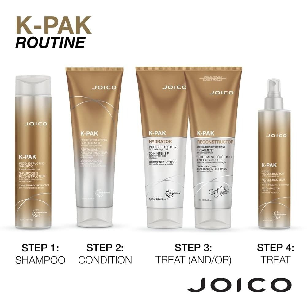 Joico K - PAK Reconstructing Shampoo for Damaged Hair 10.1 oz - Usa Pro Hair