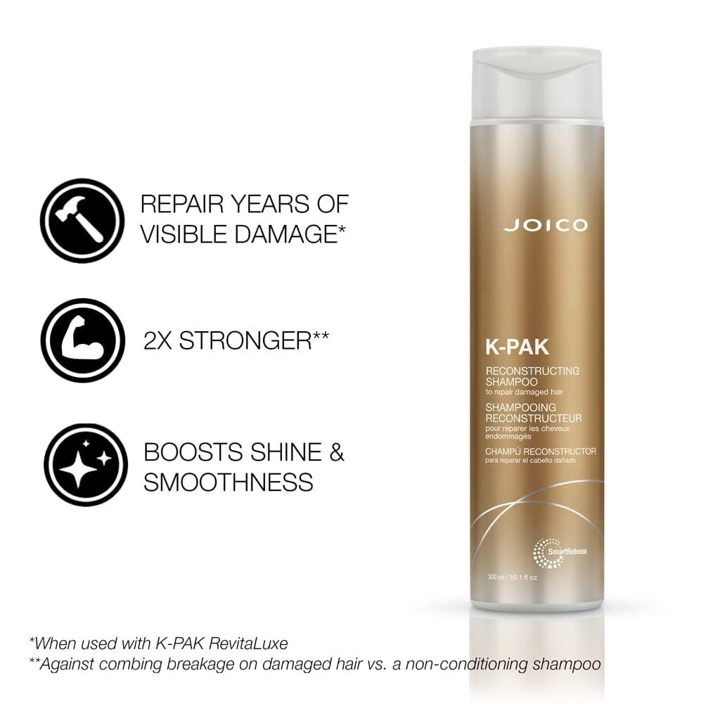 Joico K - PAK Reconstructing Shampoo for Damaged Hair 10.1 oz - Usa Pro Hair