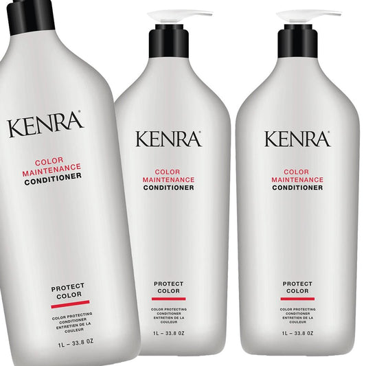 Kenra Color Maintenance Conditioner 33.8 oz - Pack of 3 - Usa Pro Hair