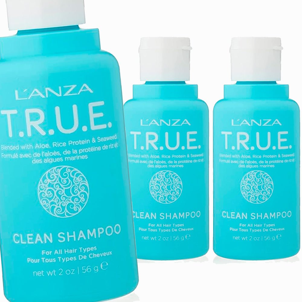 L'anza T.R.U.E. Clean Shampoo 2 oz - Pack of 3 - Usa Pro Hair