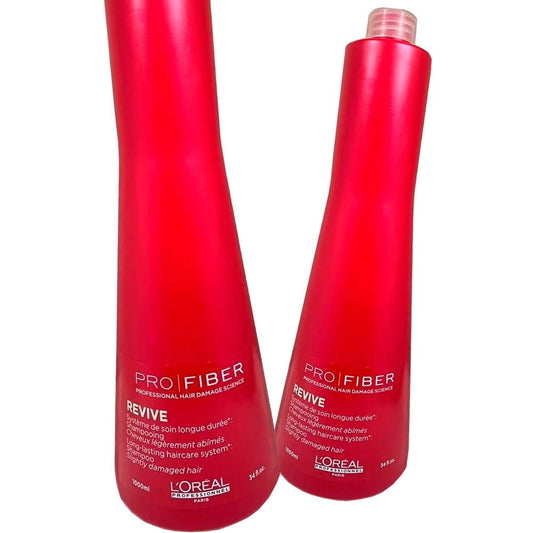 L'Oreal Professional Pro Fiber REVIVE shampoo 34 fl oz - Pack of 2 - Usa Pro Hair