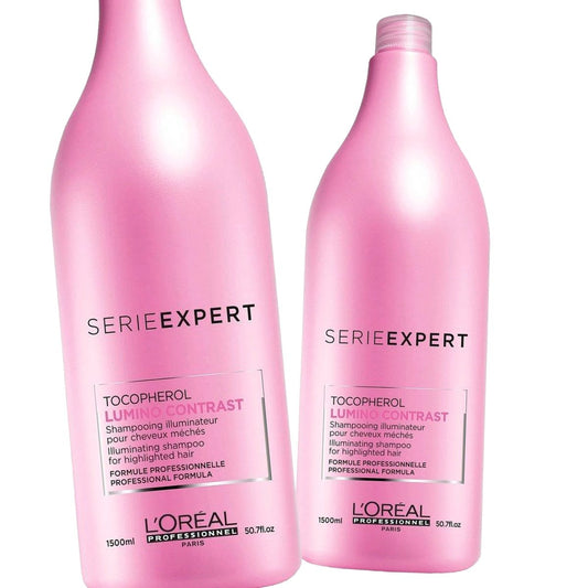 Loreal Tocopherol Lumino Contrast Wash Unisex, 50.7 oz - Pack of 2 - Usa Pro Hair