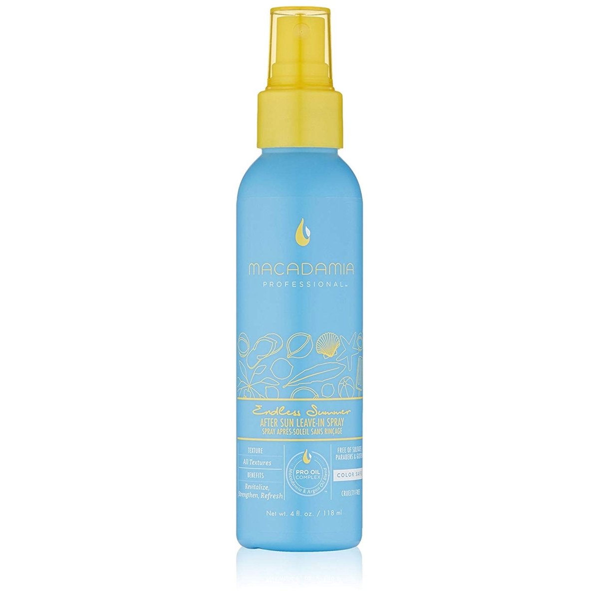 Macadamia oil Endless Summer After Sun Leave - in Spray 4 oz - Usa Pro Hair