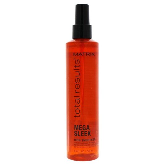 Matrix Total Results Mega Sleek Iron Smoother Defrizzing Leave - In Spray 250ml/8.5oz - Usa Pro Hair