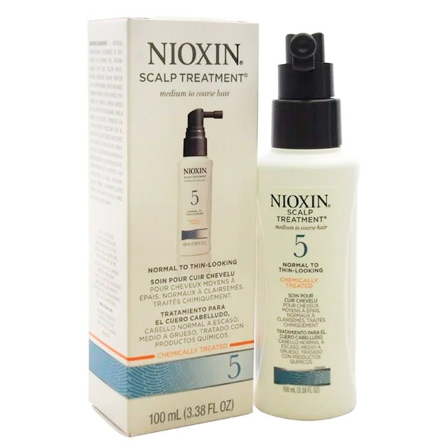 Nioxin System 5 Scalp Treatment Normal To Thin - Looking Chemically Treated, 3.38 Oz - Usa Pro Hair