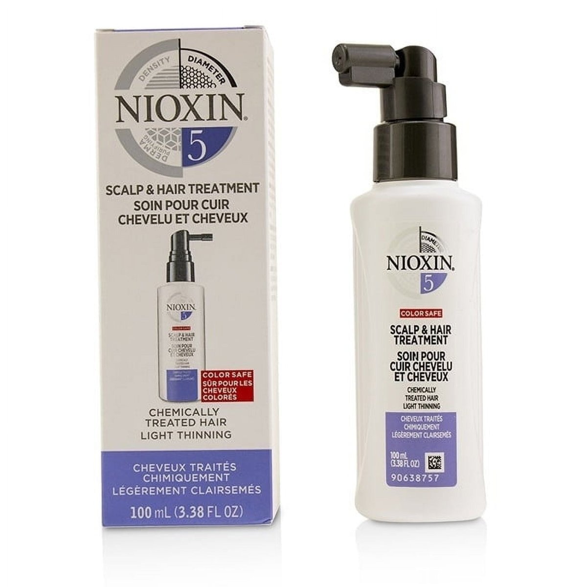 Nioxin System 5 Scalp Treatment Normal To Thin - Looking Chemically Treated, 3.38 Oz - Usa Pro Hair