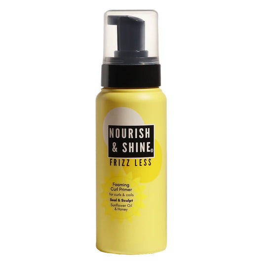 Nourish & Shine Frizz Less Foaming Curl Primer 8 oz - Usa Pro Hair