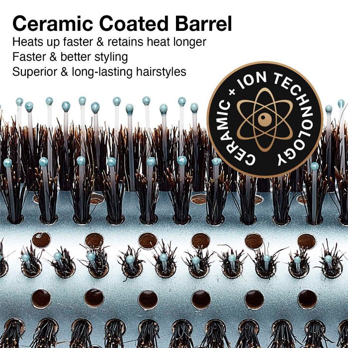 Olivia Garden 2 1/4 | 720 - EHCOV24 | EcoHair Combo Vent Round Bamboo Hair Brush - Usa Pro Hair