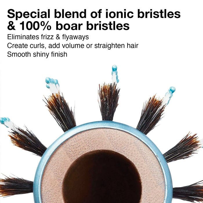 Olivia Garden 2 1/4 | 720 - EHCOV24 | EcoHair Combo Vent Round Bamboo Hair Brush - Usa Pro Hair