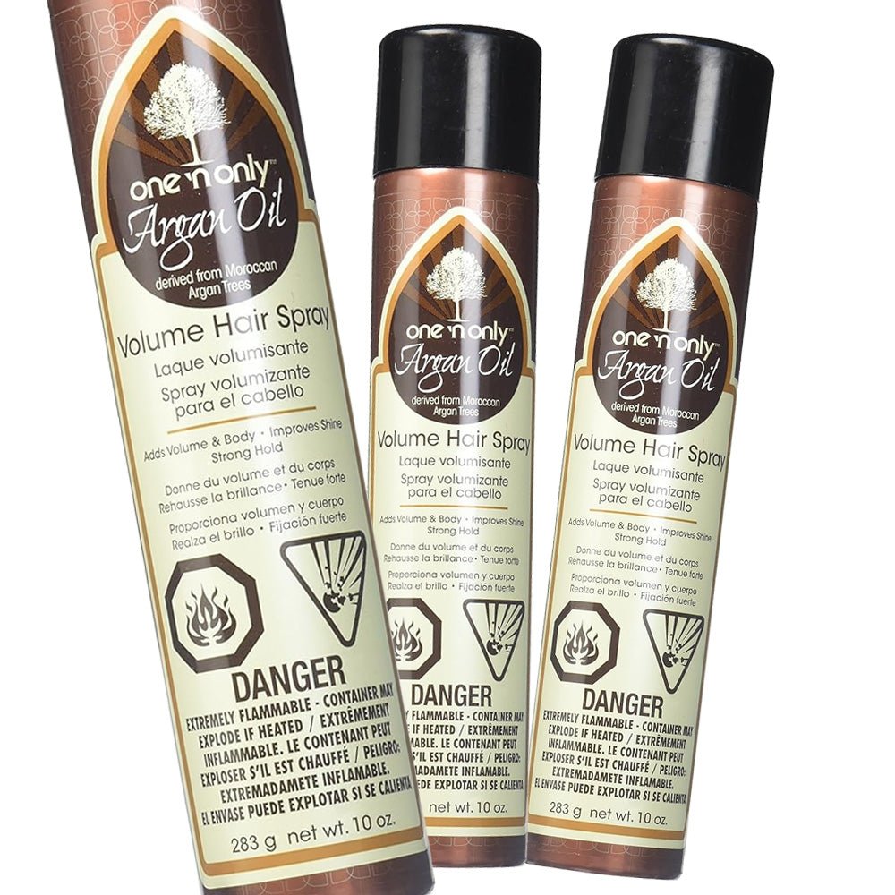 One N Only Argan Oil Volume Hair Spray, 10 Oz - Pack of 3 - Usa Pro Hair