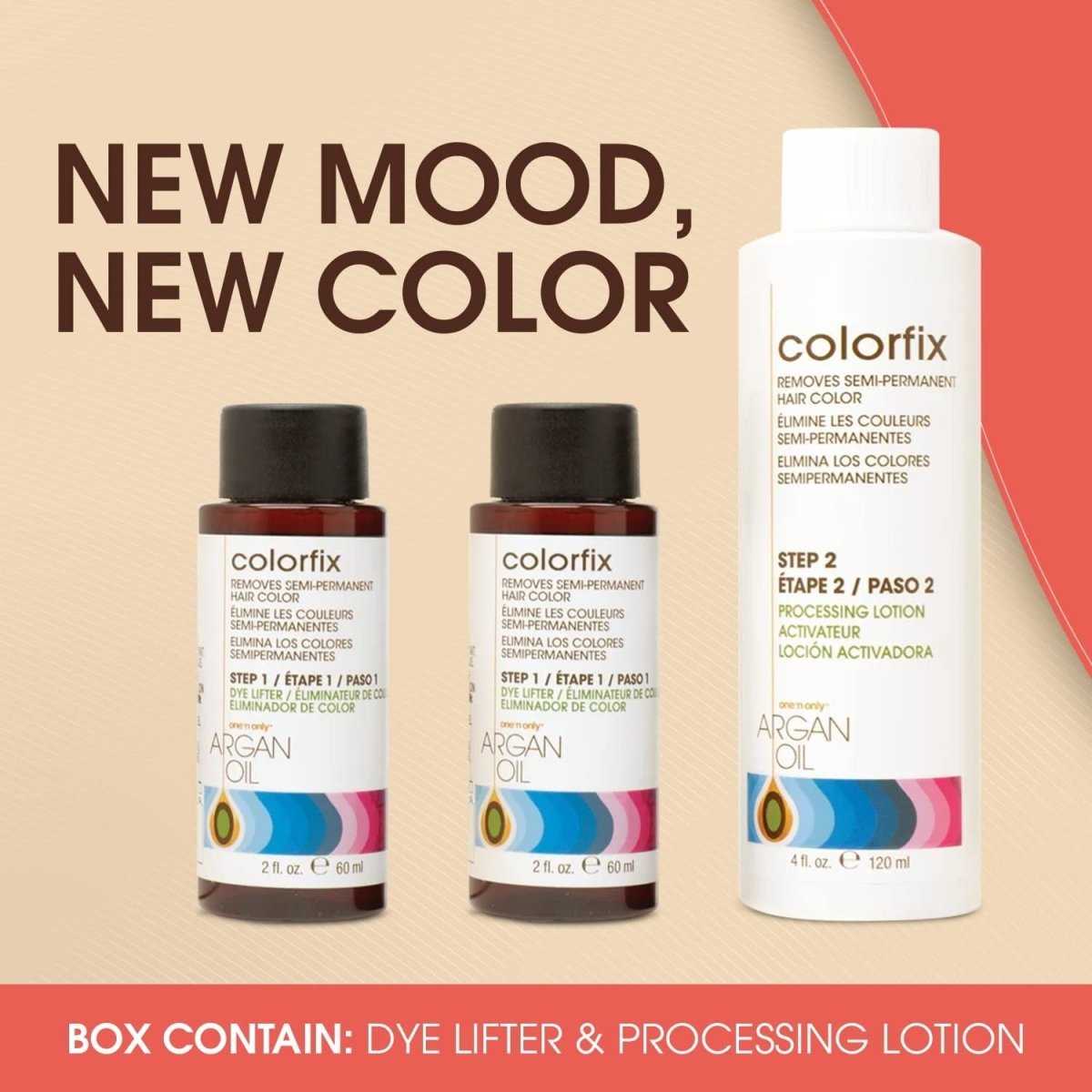 One 'n Only Colorfix Semi - Permanent Color Remover with Argan Oil - Usa Pro Hair