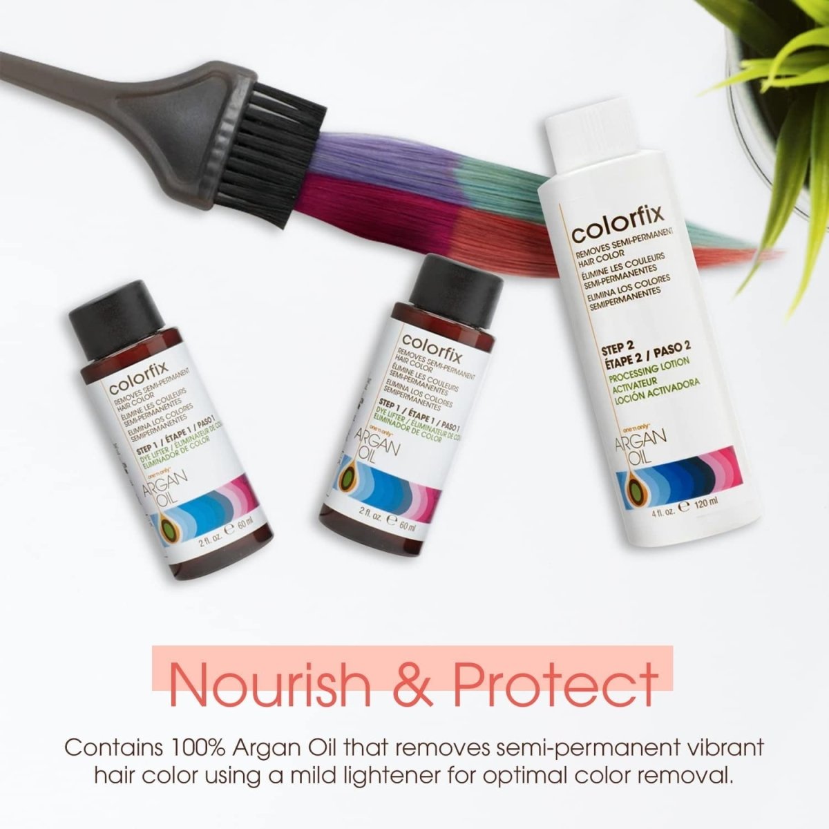 One 'n Only Colorfix Semi - Permanent Color Remover with Argan Oil - Usa Pro Hair