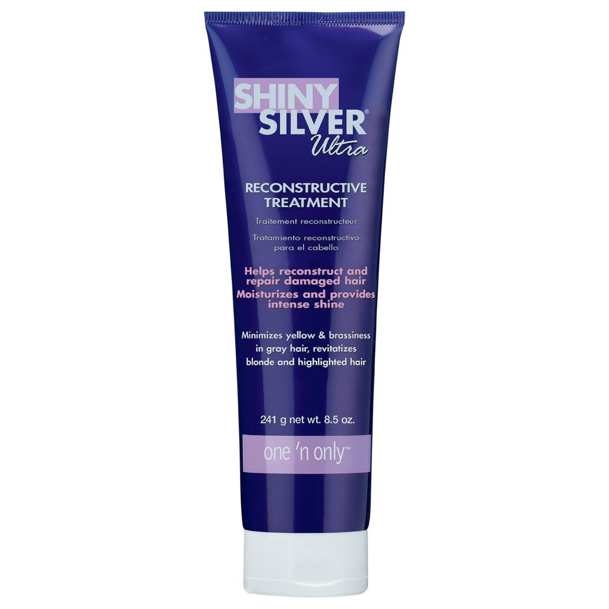 One 'n Only Shiny Silver Ultra Reconstructive Treatment 8.5 oz - Usa Pro Hair