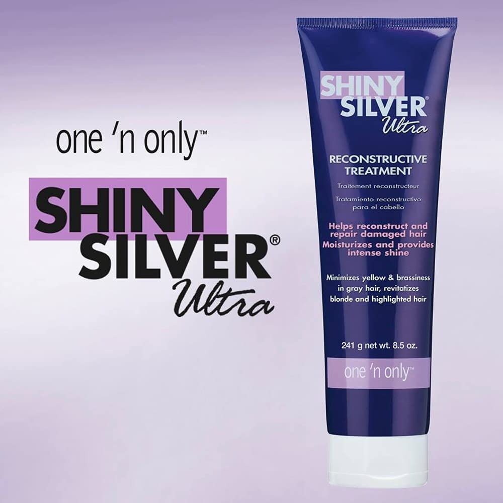 One 'n Only Shiny Silver Ultra Reconstructive Treatment 8.5 oz - Usa Pro Hair