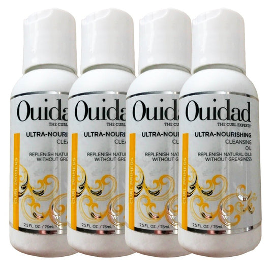 Ouidad Ultra - Nourishing Cleansing Oil 2.5 oz. - Pack of 4 - Usa Pro Hair