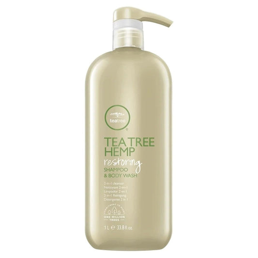 Paul Mitchell Tea Tree Hemp Restoring Conditioner & Body Lotion 33oz - Usa Pro Hair