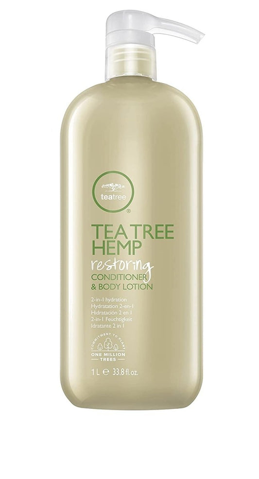 Paul Mitchell Tea Tree Restoring Conditioner and Body Lotion 33.8oz - Usa Pro Hair