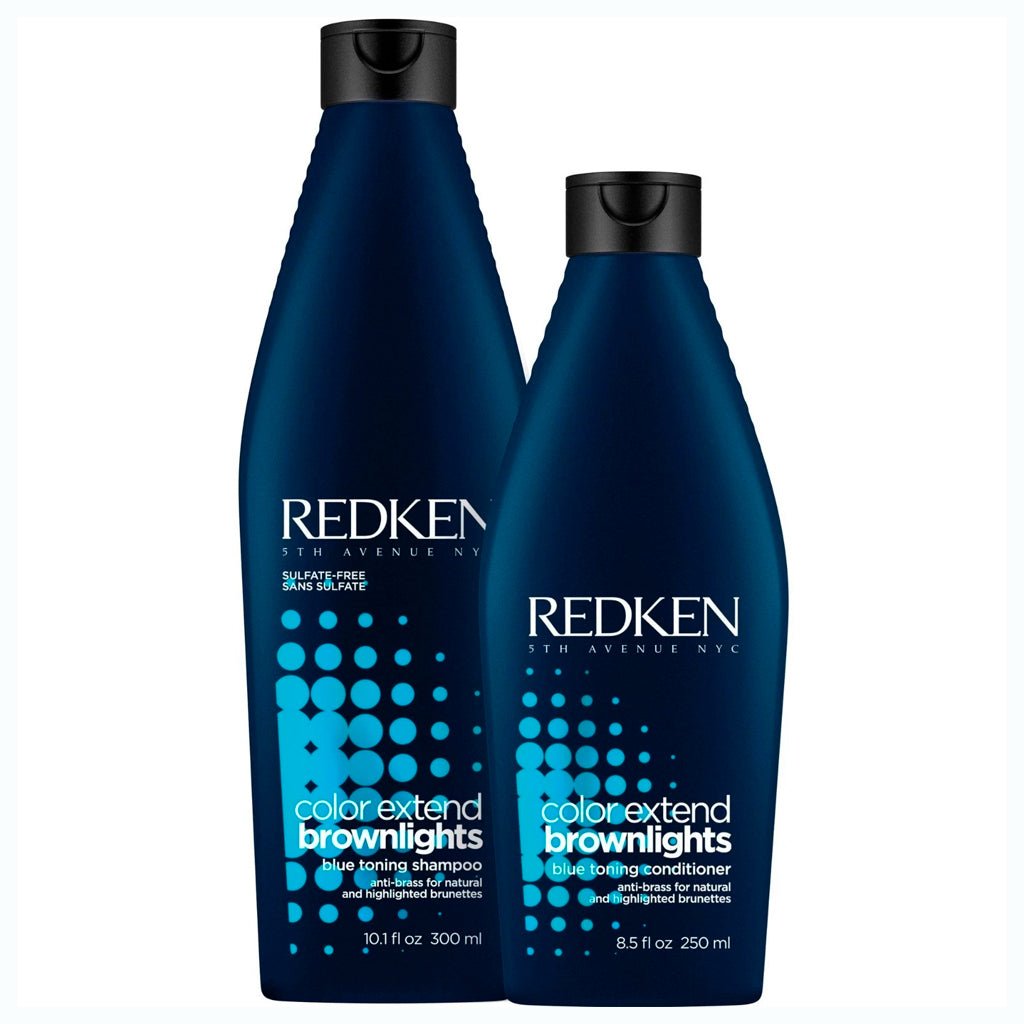 Redken Color Extend Brownlights Shampoo 10.1 Oz & Conditioner 8.5 Oz Duo - Usa Pro Hair