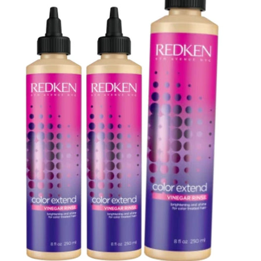 Redken Color Extend Vinegar Rinse 8oz - Pack of 3 - Usa Pro Hair