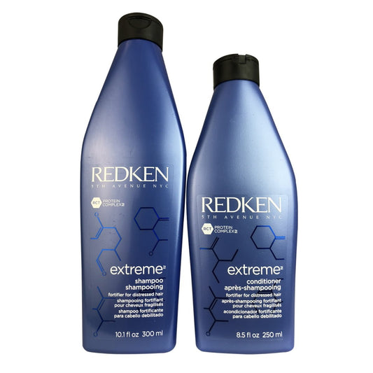 Redken Extreme Shampoo and Conditioner Duo, 10.1oz / 8.5oz - Usa Pro Hair