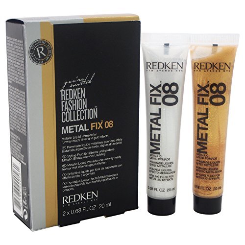 Redken Fashion Collection Fix 08 Metallic Liquid Pomade for Unisex, 1.36 Ounce - Usa Pro Hair