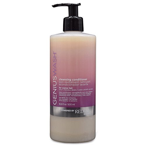 Redken Genius Wash Cleansing Conditioner for Coarse Hair, 16.9 fl. oz. - Usa Pro Hair