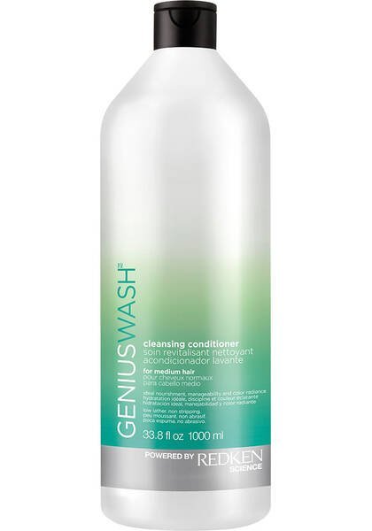 REDKEN - Genius Wash Cleansing Conditioner (For Medium Hair) 1000ml/33.8 oz - Usa Pro Hair