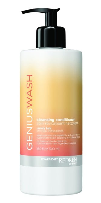 Redken Genius Wash Cleansing Conditioner for Unruly Hair, 16.9 Ounce - Usa Pro Hair