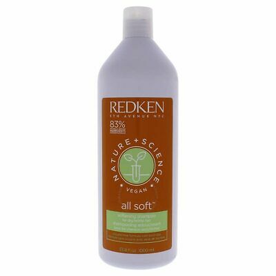 Redken Nature + Science All Soft Conditioner 33.8 Fl Oz New!! Vegan - Usa Pro Hair
