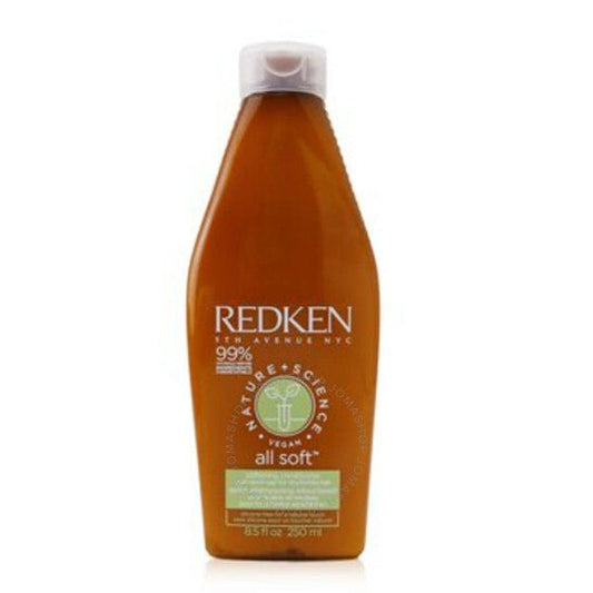 Redken Nature + Science All Soft Conditioner 8.5 oz Vegan Dry Brittle Hair Care - Usa Pro Hair