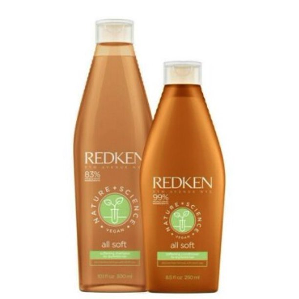 Redken Nature + Science All Soft Duo Shampoo 10.1oz and Conditioner 8.5oz - Usa Pro Hair