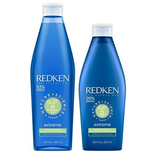 Redken Nature + Science Extreme Shampoo 300 ml & Conditioner 250 ml Duo - Usa Pro Hair