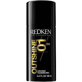 Redken Outshine 01 Anti - Frizz Polishing Milk 3.4 oz - Usa Pro Hair