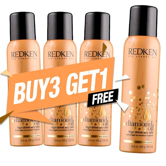 Redken Unisex Diamond Oil High Shine Airy Mist 4.4 oz - Buy 3 Get 1 Free - Usa Pro Hair